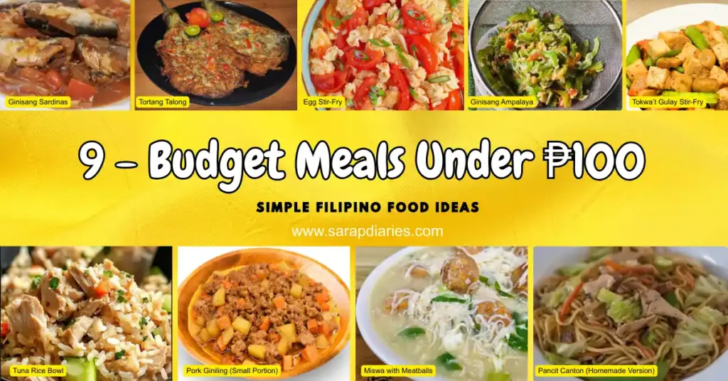 Budget Meals Under ₱100