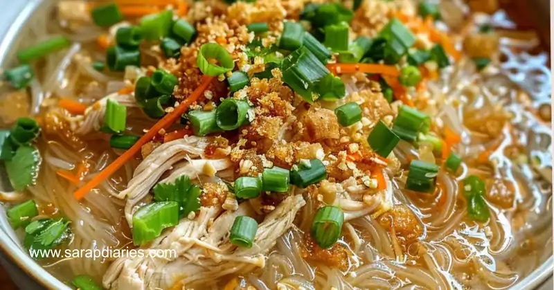 Chicken Sotanghon Soup (Light Version)