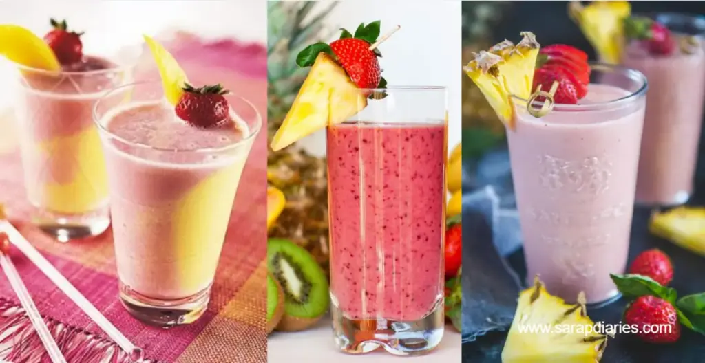 mixed fruit smoothie